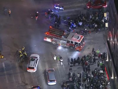 Automóvil se estrelló contra una multitud en Filadelfia tras el partido de playoffs de los Eagles