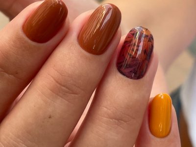 Nail Art: diseños de uñas en color mostaza, el tono que es furor este Otoño Invierno