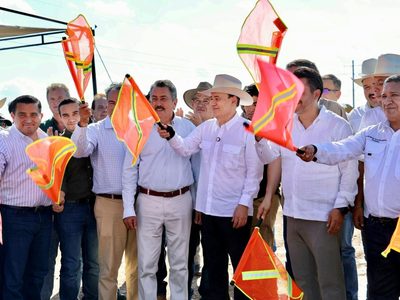 Gobernador Durazo cumple a productores del Mayo y Yaqui; inicia Programa de Tecnificación de Riego