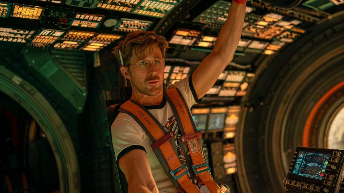 Esta imagen, difundida por Amazon MGM Studios, muestra a Ryan Gosling en una escena de "Project Hail Mary"
