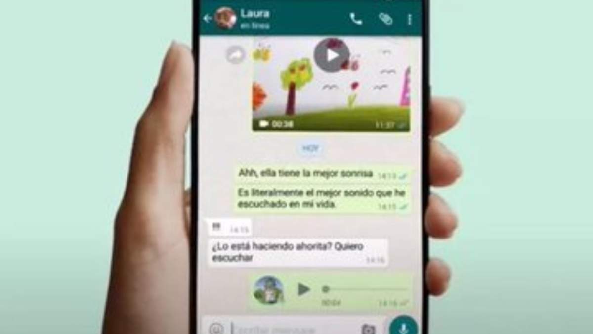 Interfaz de WhatsApp - META