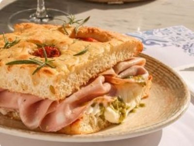 Imperdible: así se hace la focaccia con pesto y mortadela