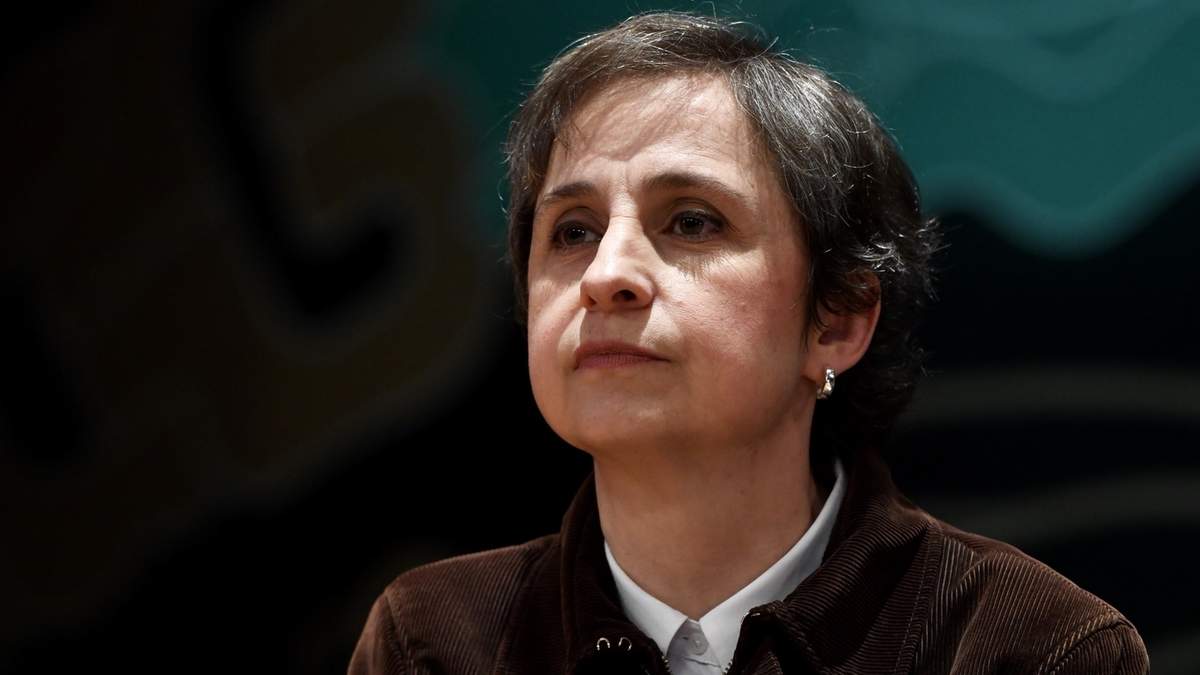 La periodista Carmen Aristegui