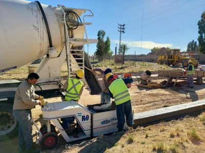 Importantes avances en la obra de calle Reconquista de Zapala