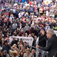 AMLO anuncia en Zacatecas precios de garantía para granos básicos