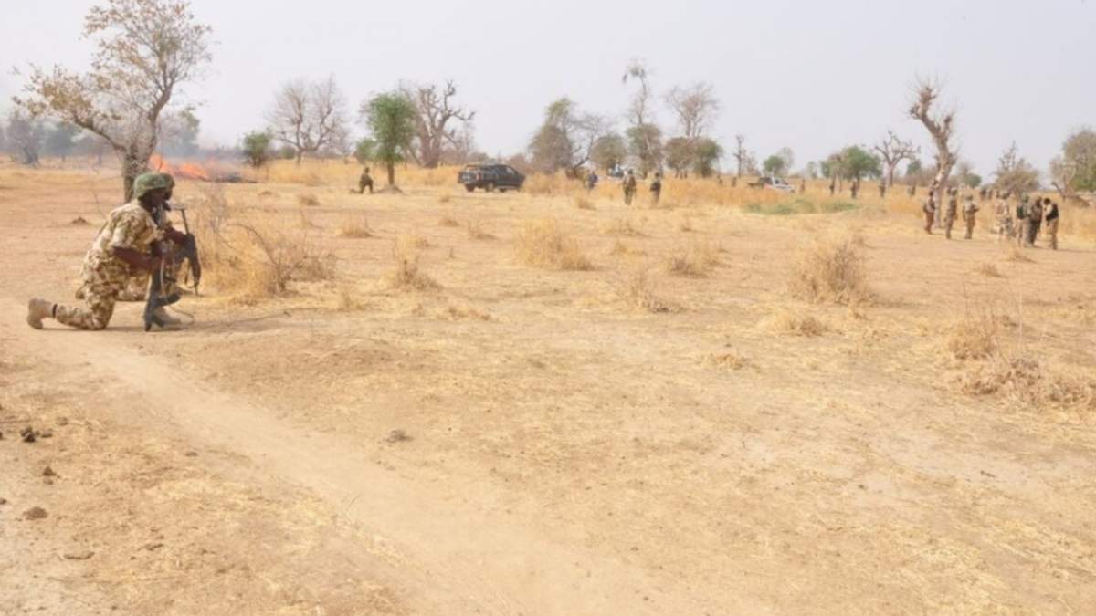 Un soldado en Nigeria