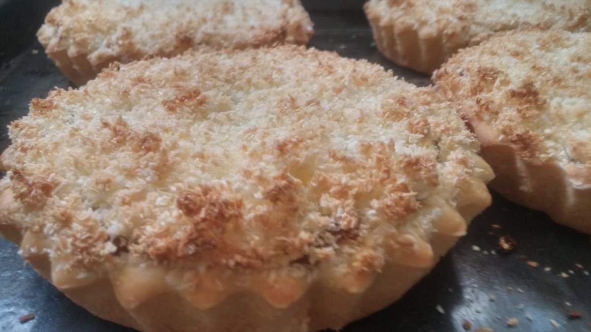 Tarta de coco. Fuente: (Instagram)