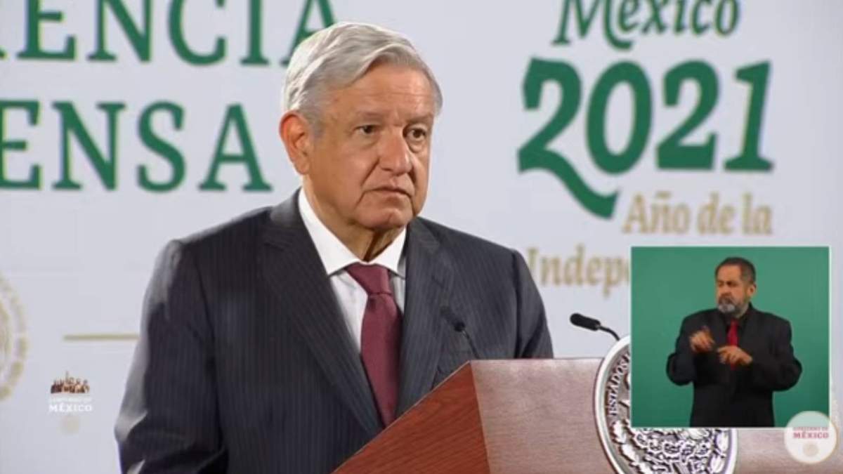 El presidente López Obrador