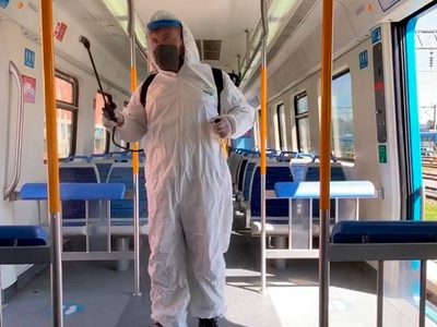 Los transportes públicos utilizarán un nuevo producto sanitizante virucida