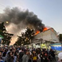 Se registra incendio en una bodega de tenis en Tepito (Video)