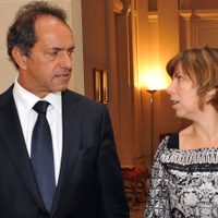 Daniel Scioli: "Silvina es una gran economista, con mucha sensibilidad”