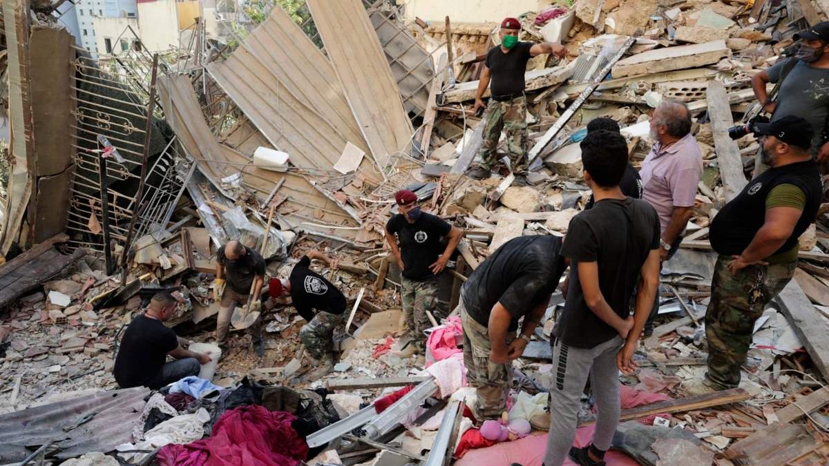 La onda expansiva destruyó miles de hogares y edificios. Fuente: (Twitter)