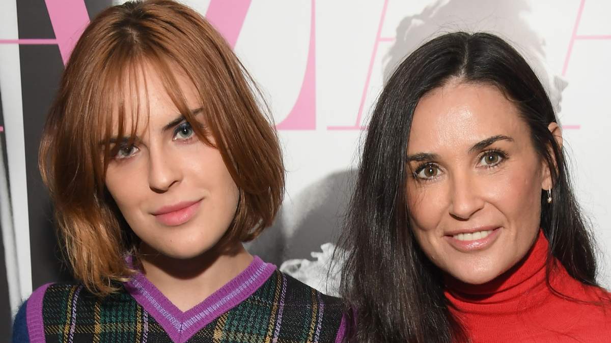 Tallulah Willis y Demi Moore. Fuente: (Twitter)