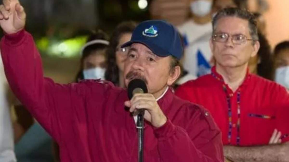 El presidente Daniel Ortega