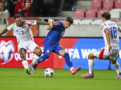 Con agónico gol Italia vence 5-4 a Israel en partido clasificatorio para el Mundial 2026