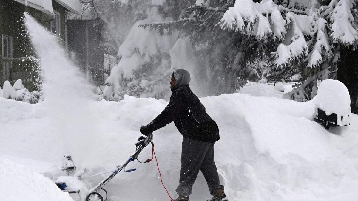 Tormenta de nieve en Estados Unidos. Fuente: (AP News).