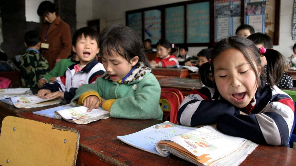 Escuela en Shanghai. Fuente: (Twitter)