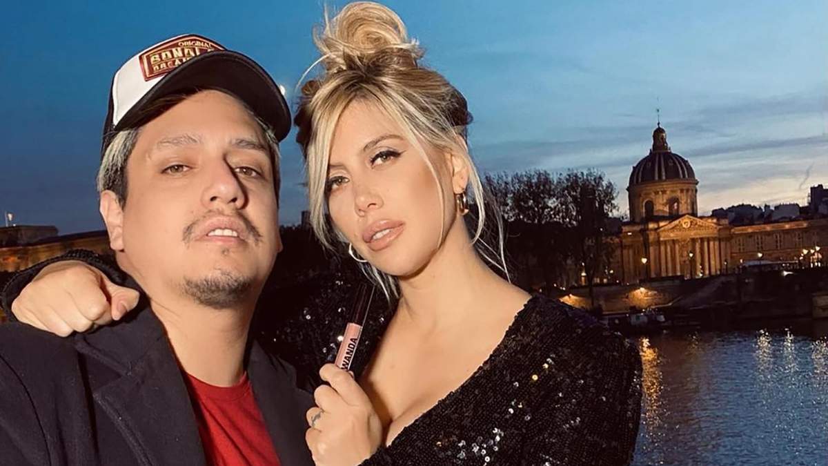 Kennys Palacios y Wanda Nara. Fuente: (Minuto Neuquén)