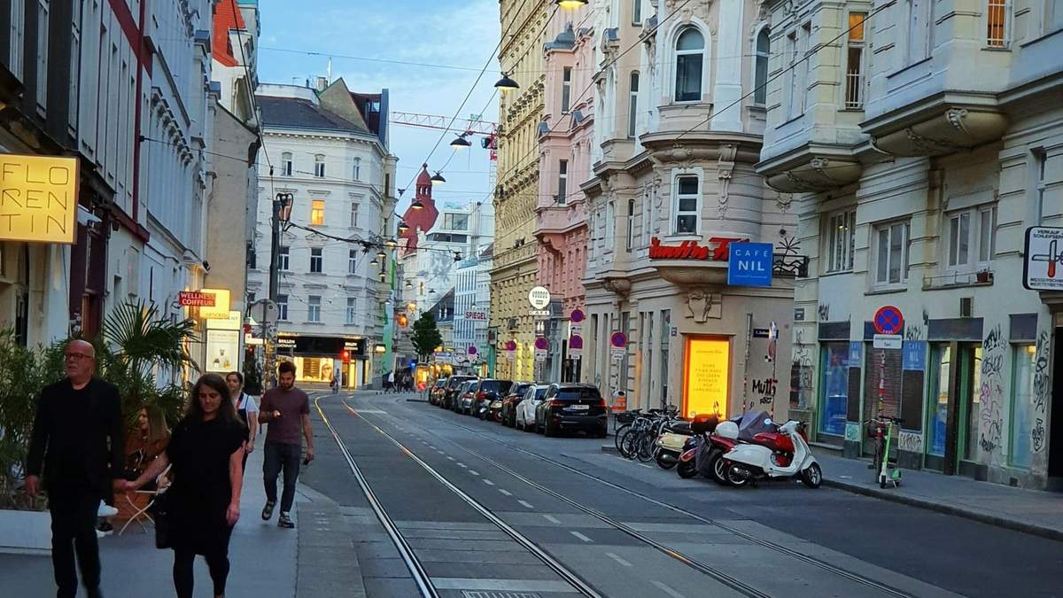 Una calle de Viena