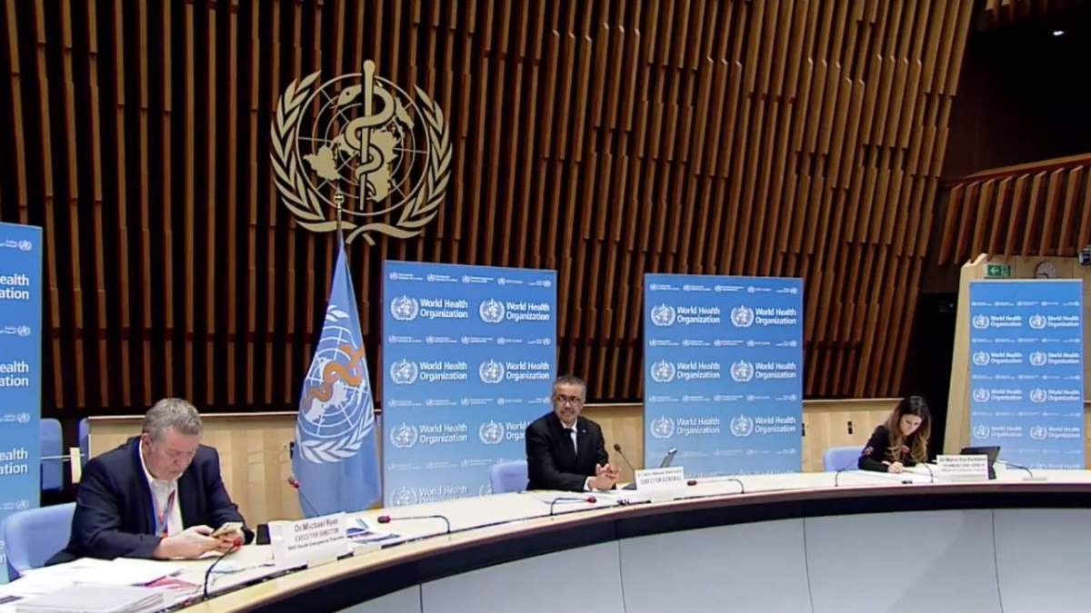 Conferencia de prensa en la sede de la OMS