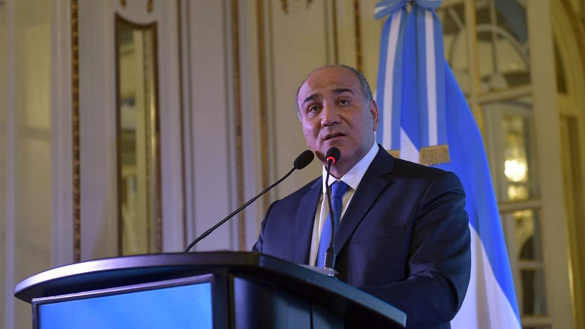 Juan Manzur, gobernador de Tucumán. Fuente: (Twitter)