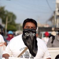 Madres de desaparecidos marchan en Chilapa