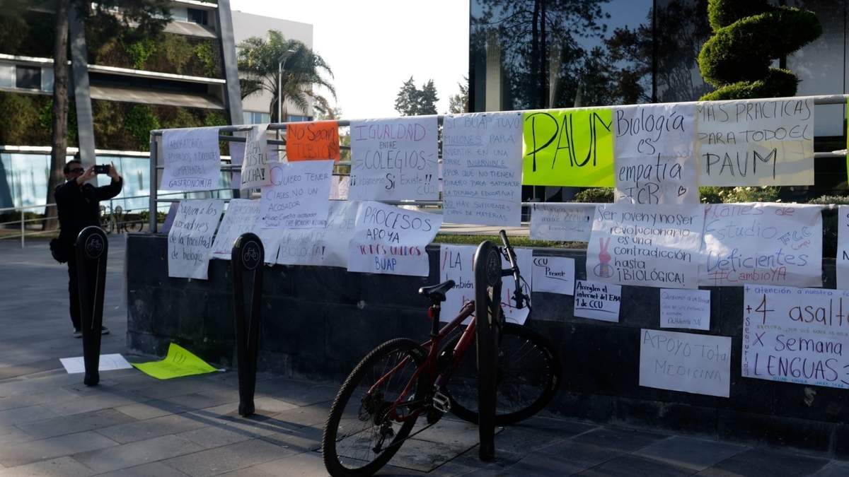 El paro en la Facultad de Medicina de la BUAP