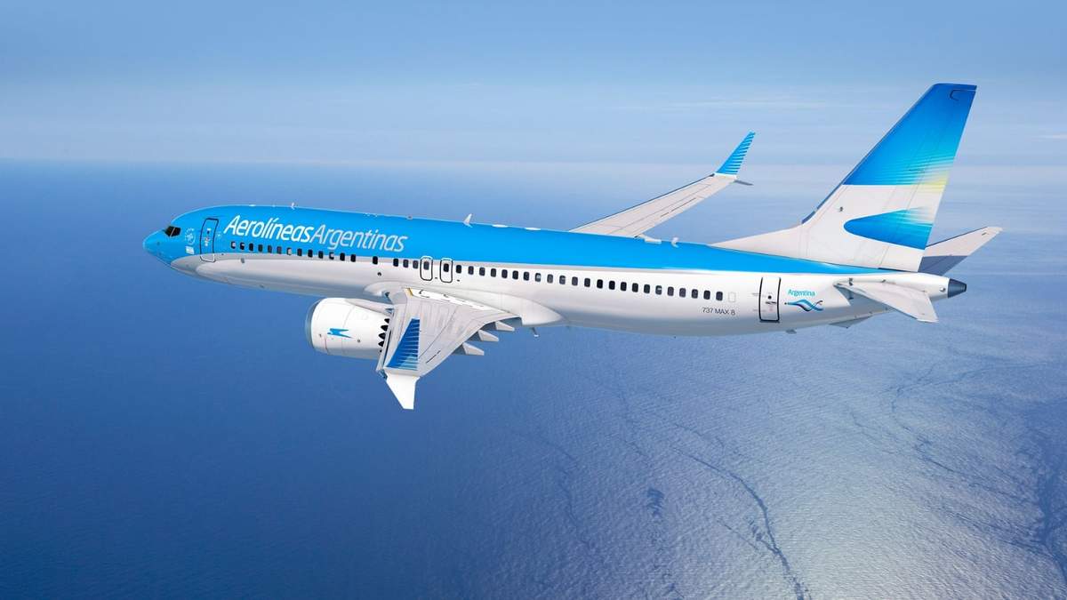 Aerolíneas Argentinas. Fuente: (Twitter)