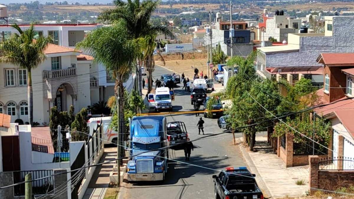 La zona donde ocurrió el tiroteo