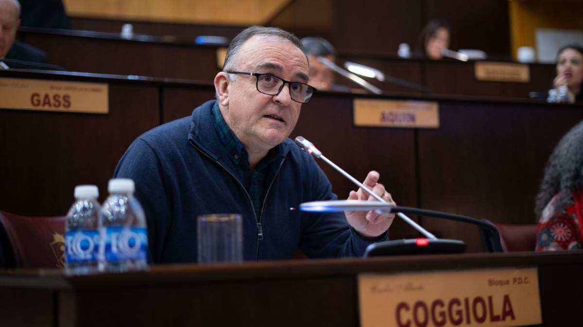 Carlos Coggiola, diputado provincial por el PDC. Fuente (Twitter).