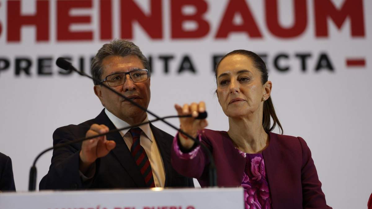 Ricardo Monreal y Claudia Sheinbaum