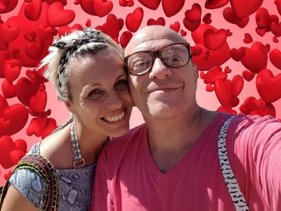 Los unió el humor: Denise Dumas consolida con Campi una familia numerosa