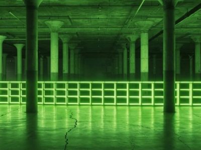 Dan Flavin ilumina MARCO con obra fluorescente