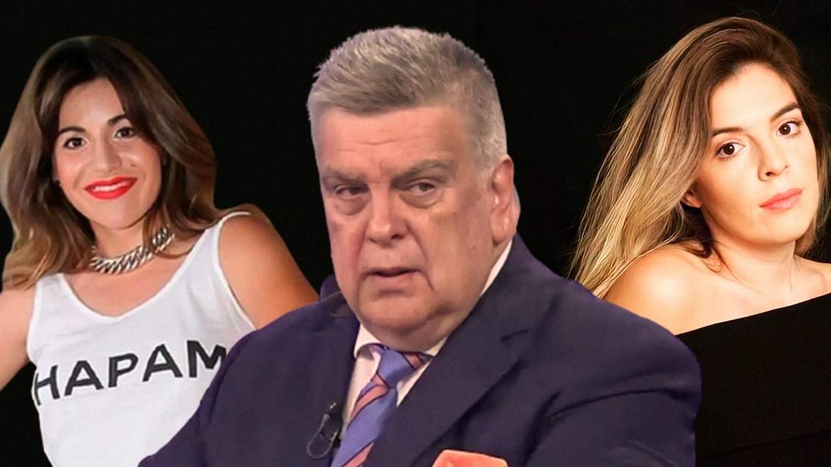 Luis Ventura, Dalma y Gianinna Maradona. Fuente: (Minuto Neuquén)