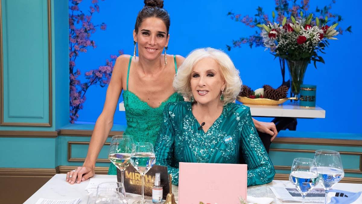 Mirtha Legrand y Juana Viale. Fuente: (Twitter)