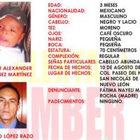 Cae sujeto acusado de secuestrar a bebé, matar al papá y maniatar a la madre