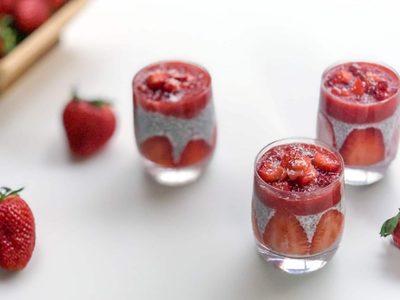 Pudding de chía y frutilla: la receta fácil y deliciosa que se convirtió en la favorita de las oficinas
