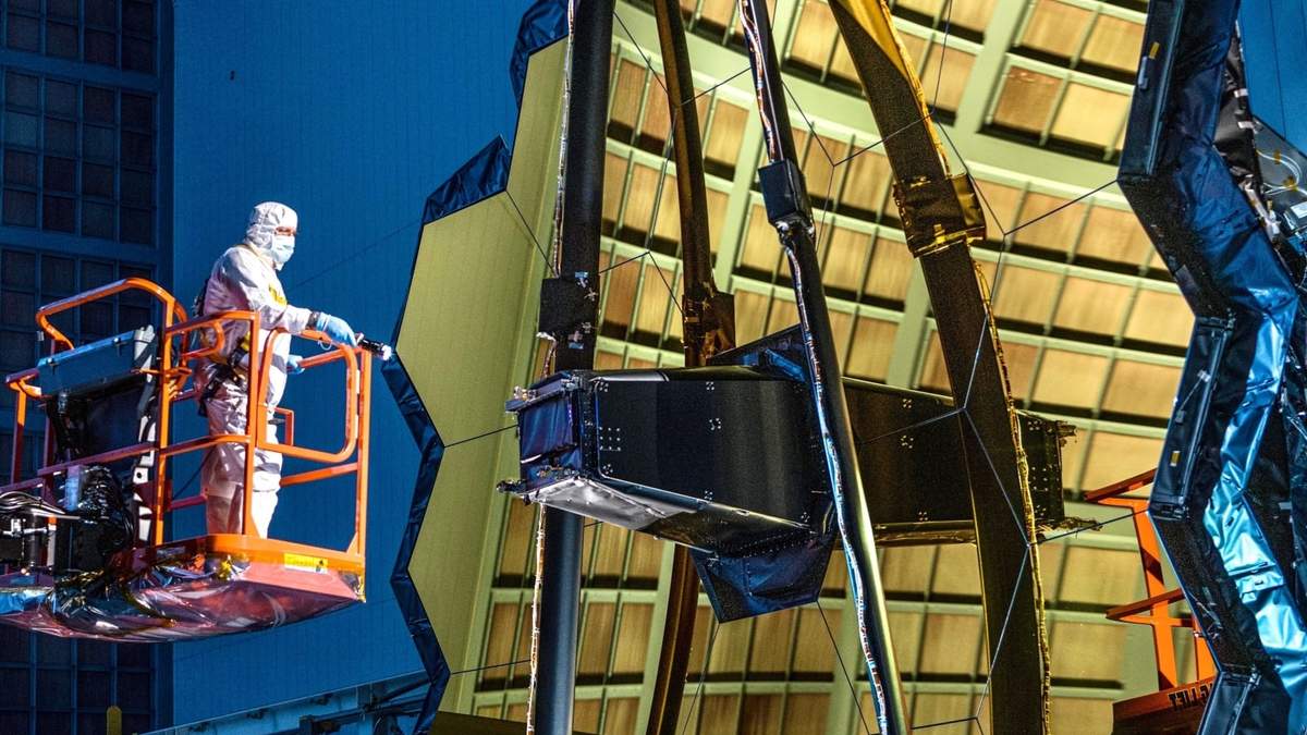 El espejo primario del telescopio Webb