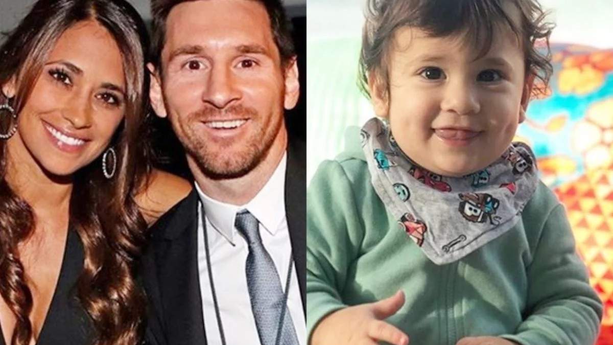 Lionel Messi - Antonela Roccuzzo - Ciro Messi. Fuente: (Instagram)