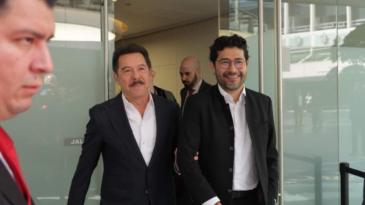 Ignacio Mier y Marath Baruch en el Senado