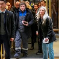 Milei viajó a Oslo para apoyar a Machado, quien no llegó a la ceremonia