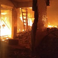 Arde la nave mayor del mercado de La Merced