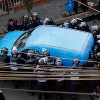 Imágenes del enfrentamiento en Iztapalapa