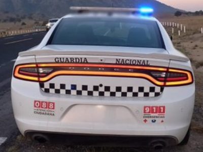 Clonan patrulla de la Guardia Nacional para asaltar un camión en la autopista Puebla-Orizaba
