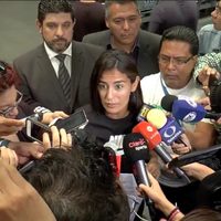 Paola Espinosa presenta denuncia ante la FGR por amenazas (Video)