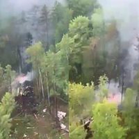 Un avión Antonov An-24 se estrelló en Rusia y no dejó sobrevivientes