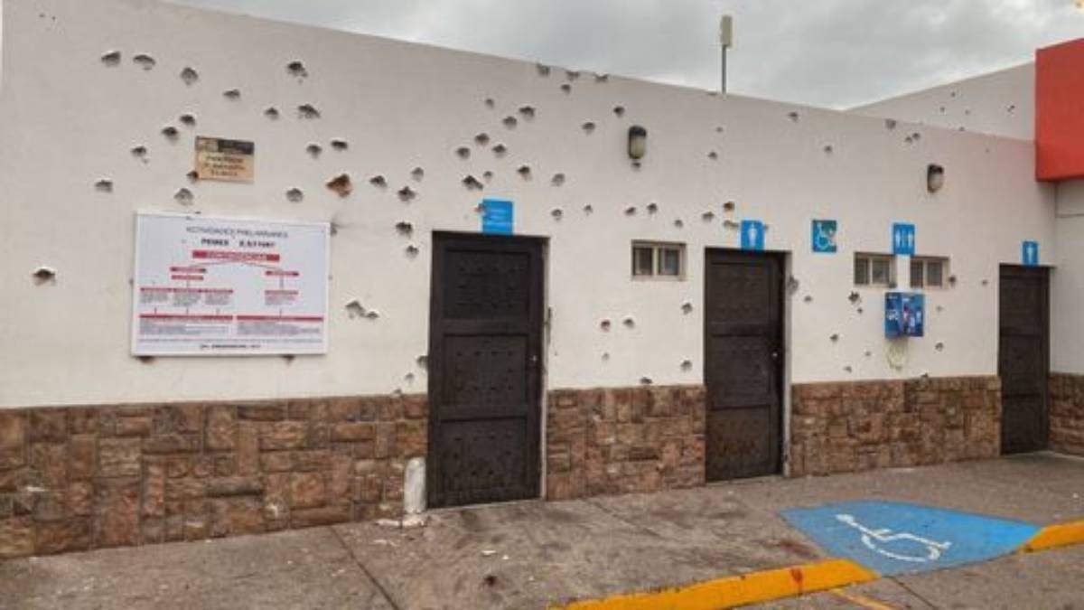 Huellas de las balaceras