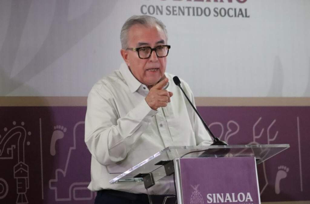 Rocha Moya, gobernador de Sinaloa, pide paz y no generar violencia a grupos delincuenciales