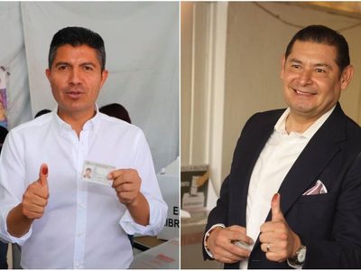 Elección en Puebla: Alejandro Armenta y Eduardo Rivera se declaran ganadores