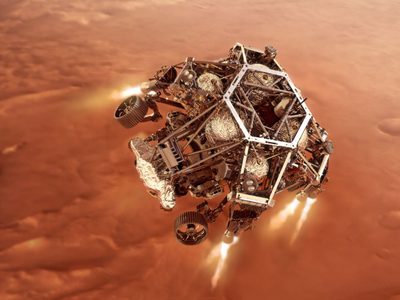 El robot Perseverance de la NASA aterriza con éxito en Marte